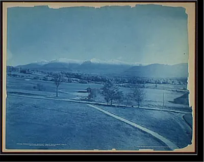 Presidential Range from Waumbek Hall, Jefferson, White Mountains