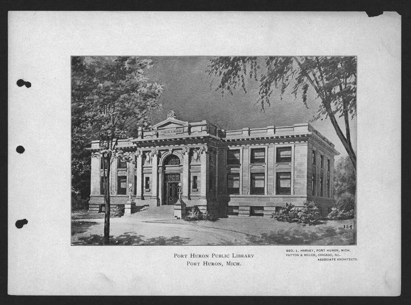 Port Huron Public Library, Port Huron, Mich. — historic image