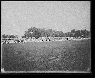 [Battalion passing in review, West Point, N.Y.]