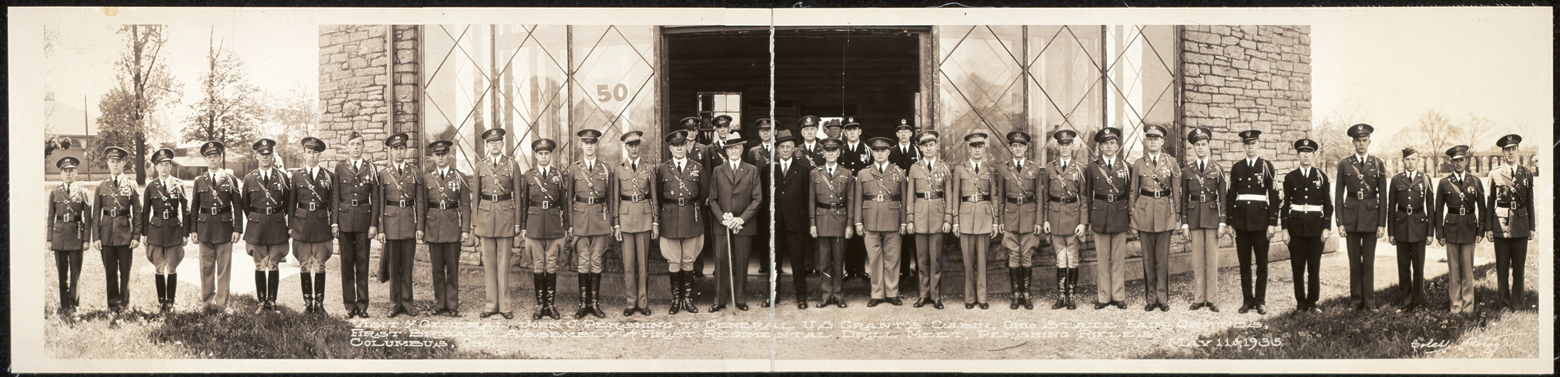 Columbus Pershing at Fair Grounds, Ohio, 1935, 1935 — historic image