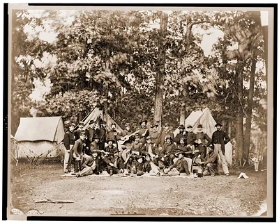 Officers of U.S. horse artillery brigade near Culpeper Va. September 1863