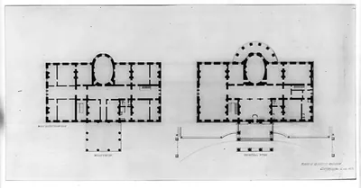 [The White House (Executive Mansion") D.C. Principal floor plan]"