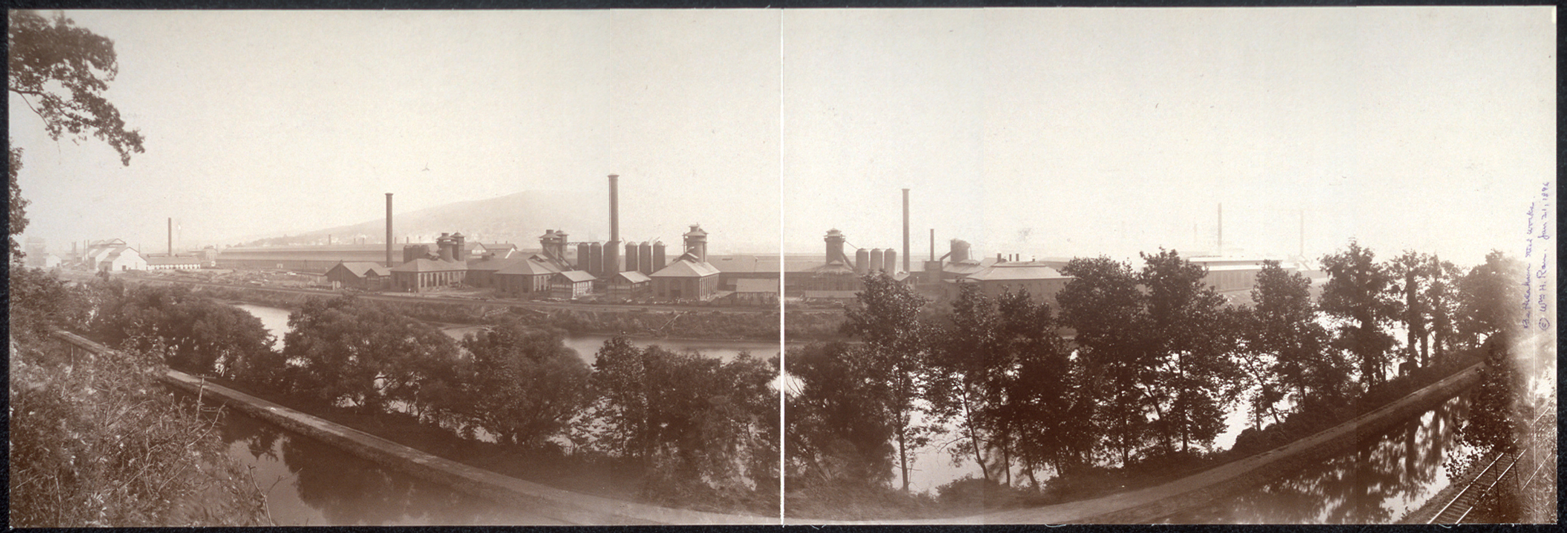 Bethlehem Steel Works, Pennsylvania, 1896, 1896 — historic image