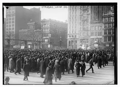 Strikers - Union Sq., Clothing Strike, Oct. 1912?