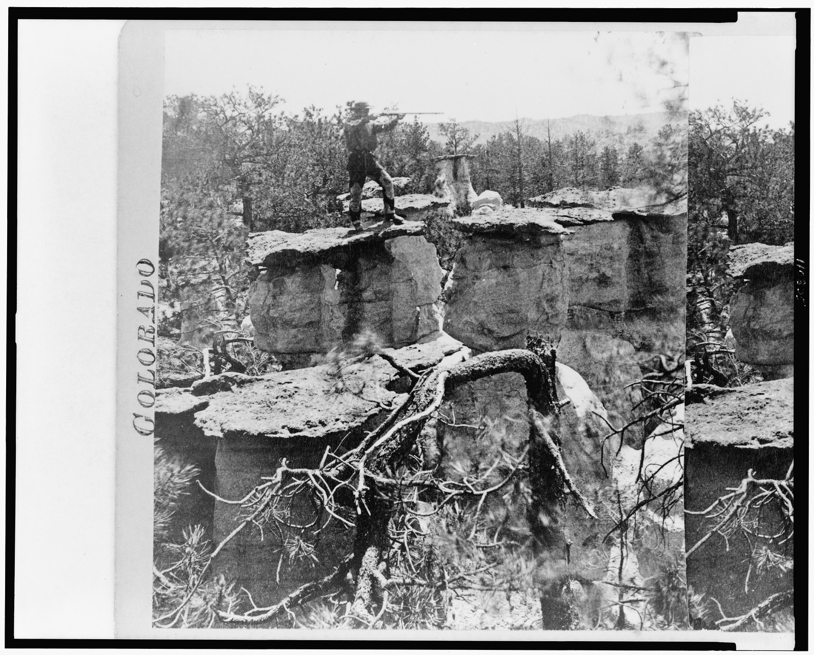 Monument Park, [Denver, Colorado : photographed and published by W.G. Chamberlain, c1878] — historic photograph
