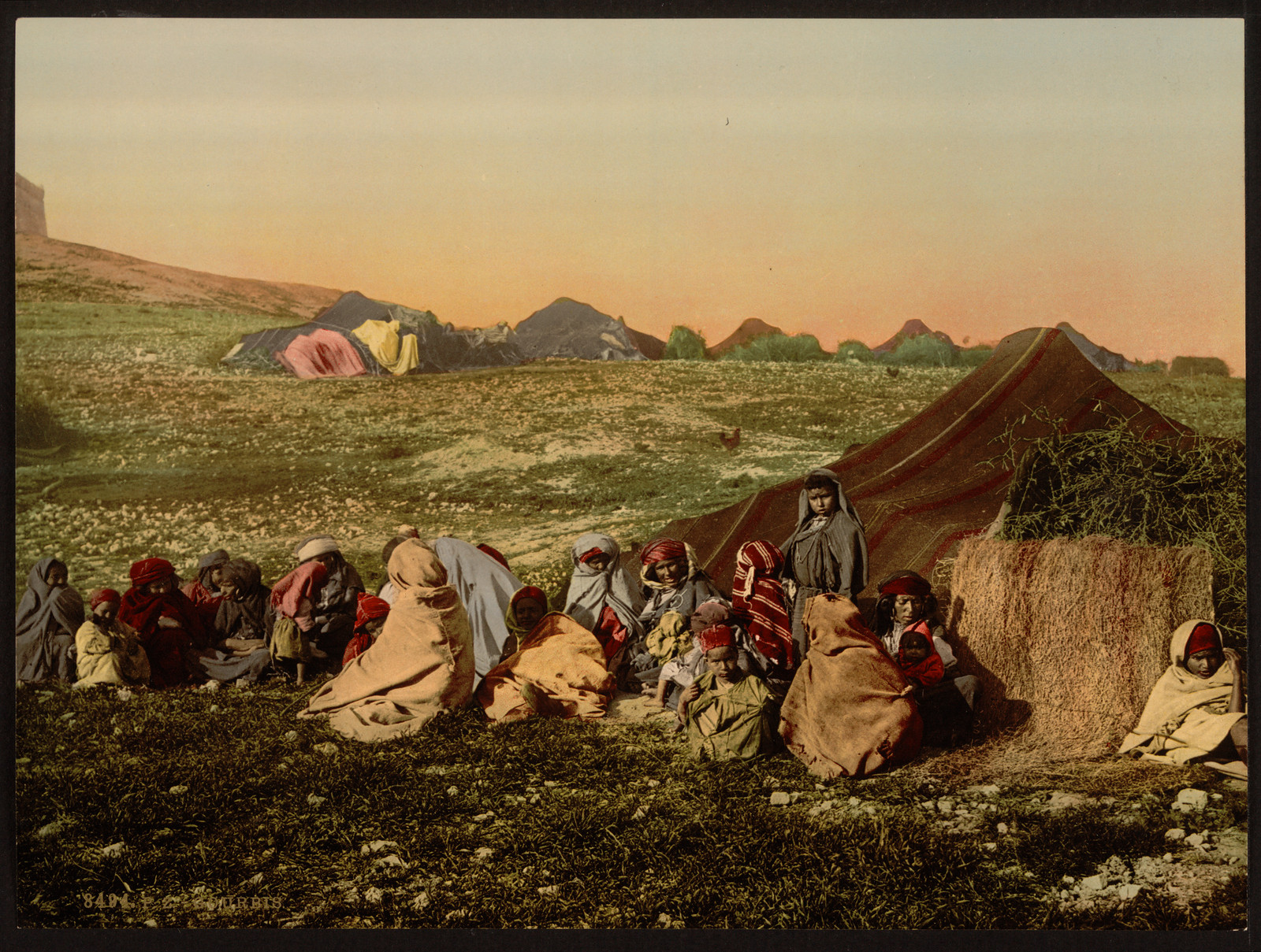Group of wandering Arabs Tunis Tunisia, [ca. 1899]. — historic print