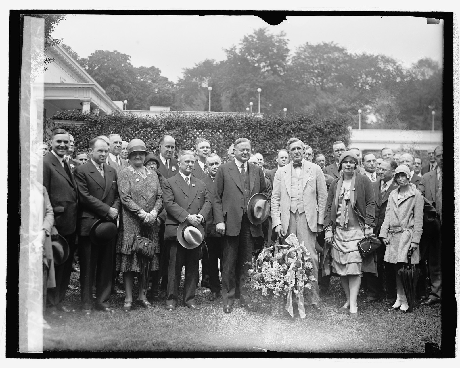 Hoover & American trade executives, 5/1/29, [19]29 May 1. — historic photograph