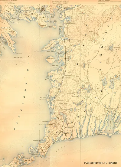 Falmouth USGS, Massachusetts, 1893