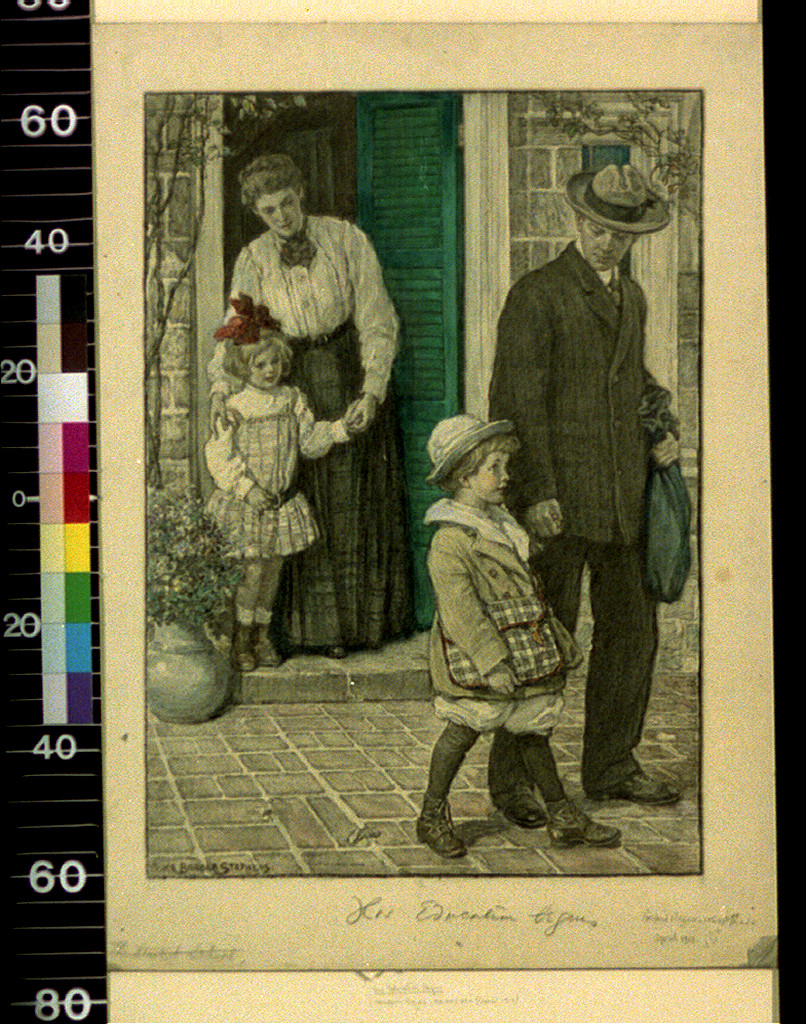 His Education Begins — historic image