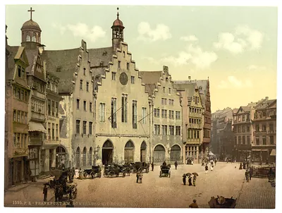 Romerberg with Romer Frankfort on Main (i.e. Frankfurt am Main) Germany