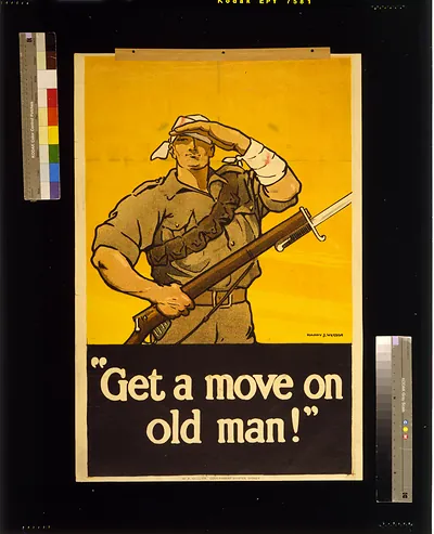 Get a move on old man! / Harry J. Weston.