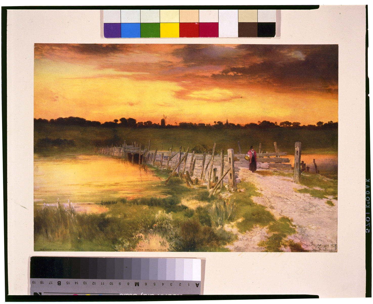 The golden hour / T. Moran., c1910. — historic print