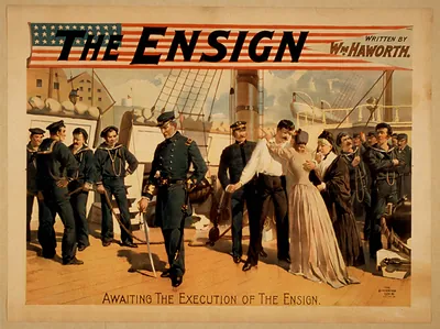 The Ensign, awaiting the execution of the Ensign, theatrical poster