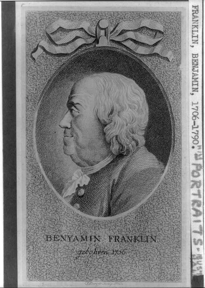 Benyamin [sic] Franklin gebohren 1706 / D. Berger sculp., 1783.