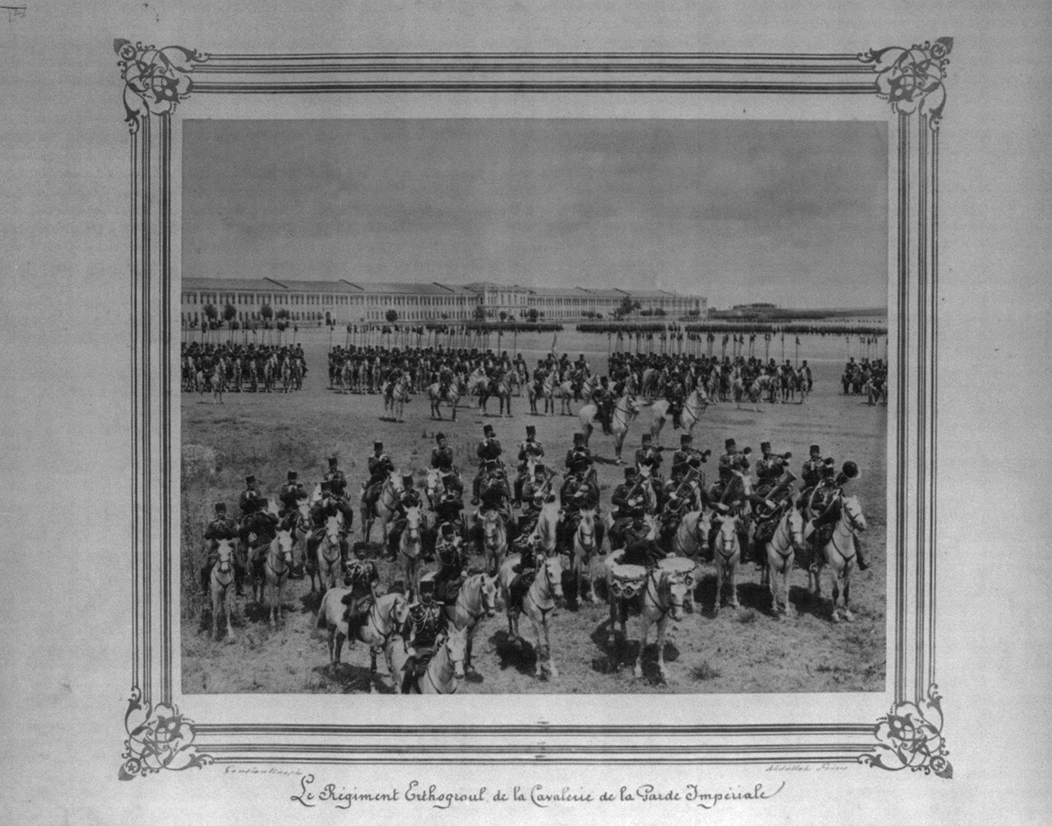 [Ertugrul Cavalry Regiment of the Imperial Guard] / Constantinople, Abdullah Frères., [between 1880 and 1893] — historic photograph