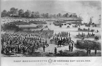 3 a 07178_Camp Massachusettsat Concord Sept.tif, Massachusetts