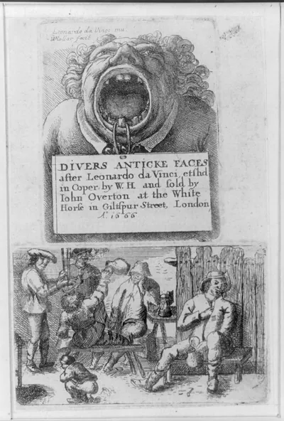 Divers anticke faces after Leonardo da Vinci, etched in copper by W.H...London 1666