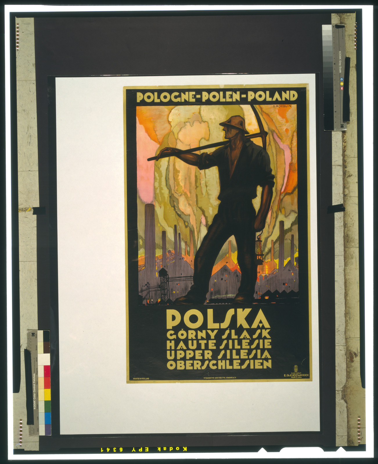 Polska - Górny Ślask / S. Norblin., Warszawa : Zakl. Graf. E. i Dr. K. Koziańskich, [ca. 1929] — vintage poster