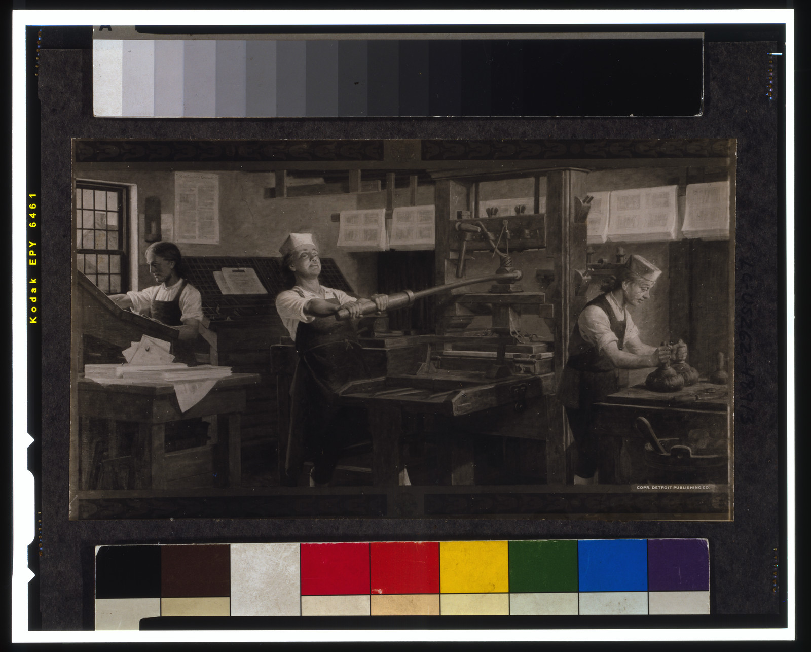 Franklin the printer, c1914. — historic photograph