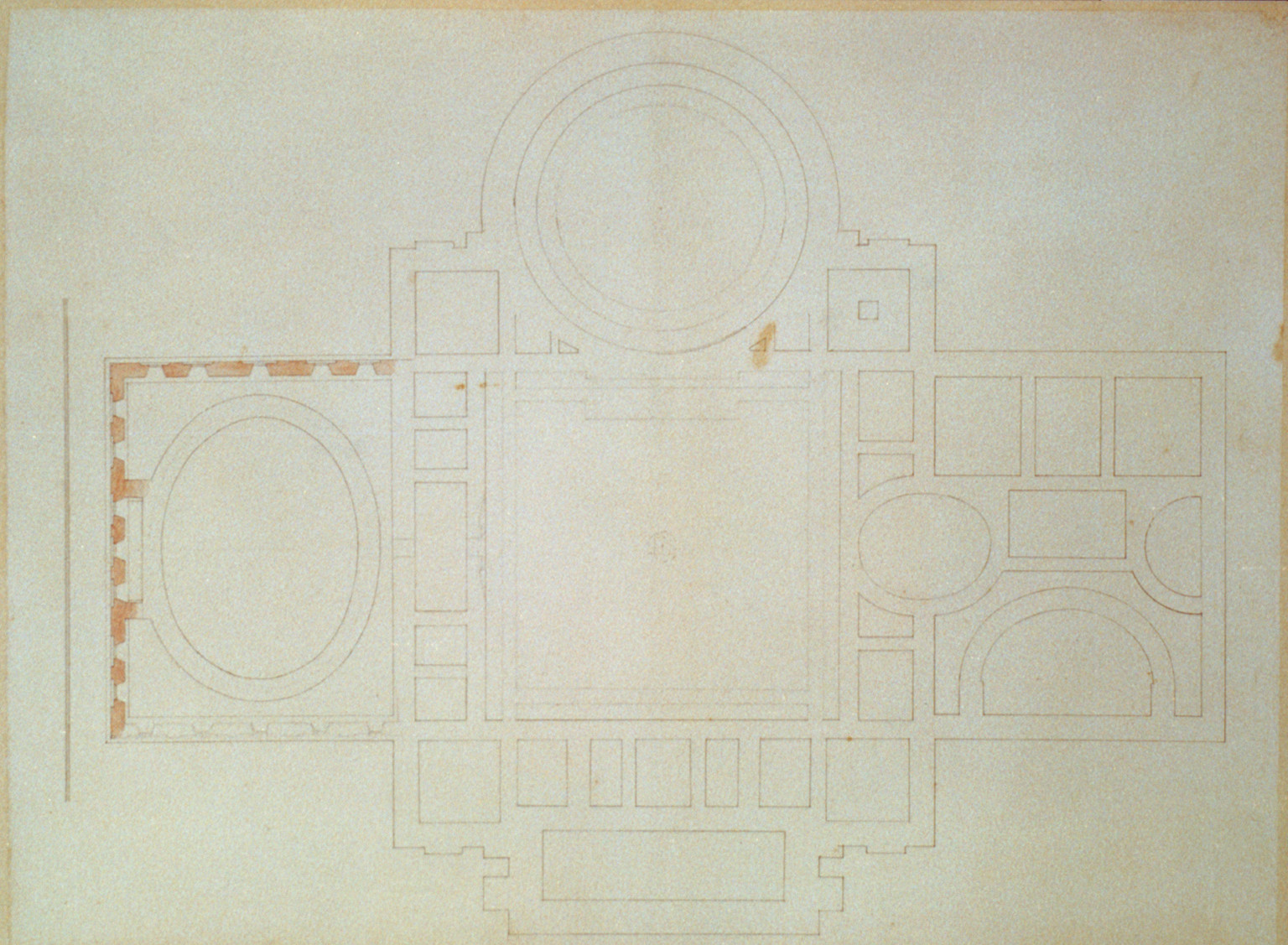 Architectural drawings for the United States Capitol, Washington, D.C. Floor plan, and Engineering (ADE) Drawings" (http://www.loc.gov/rr/print/res/103_ade.html)." — historic photograph