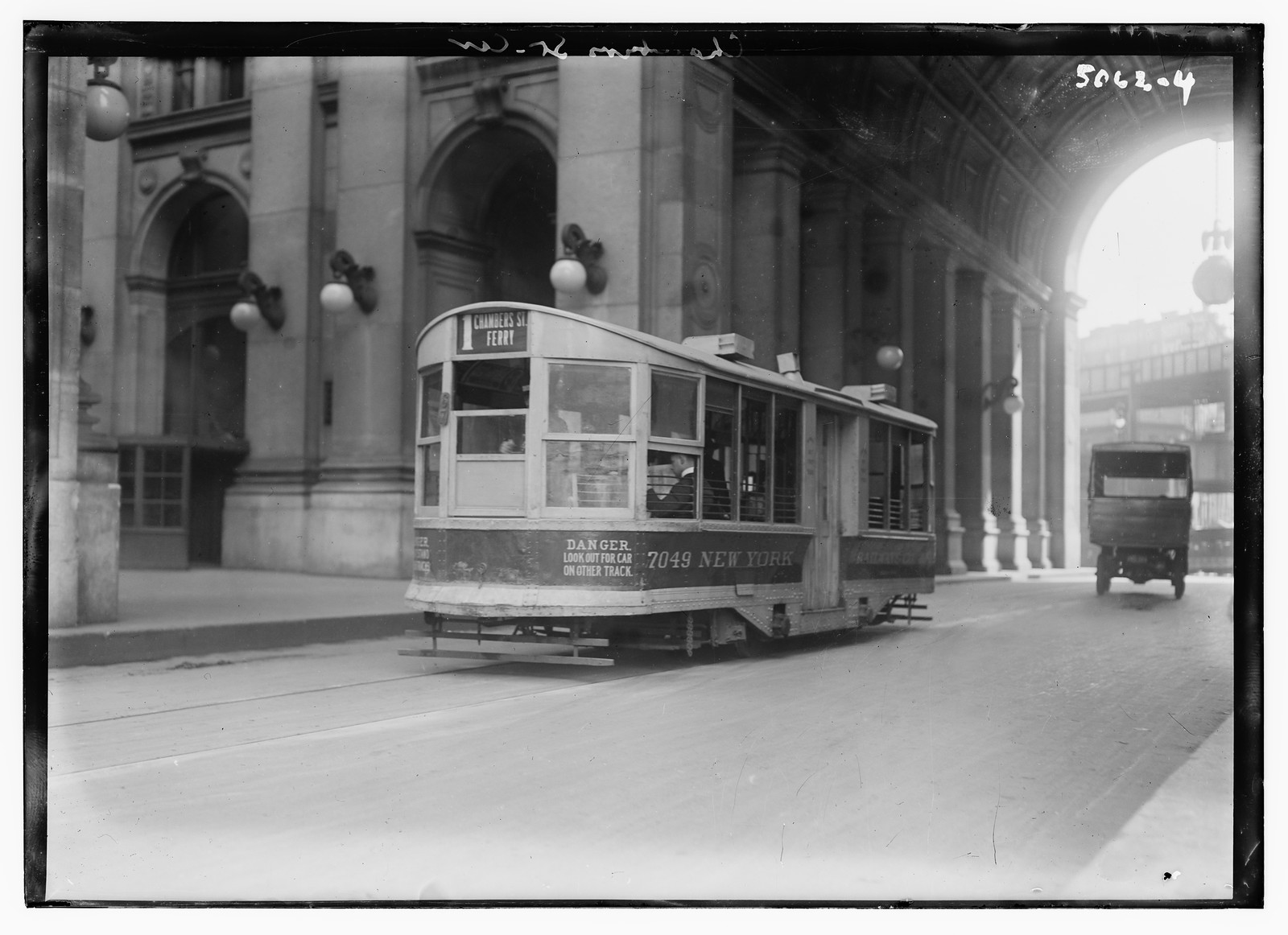 Chambers st. car, n/a — historic photograph