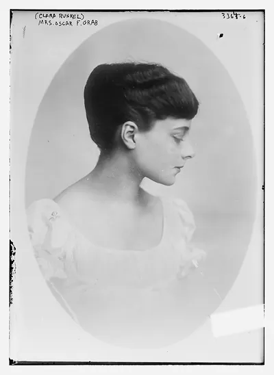 (Clara Runkel) Mrs. Oscar F. Grab
