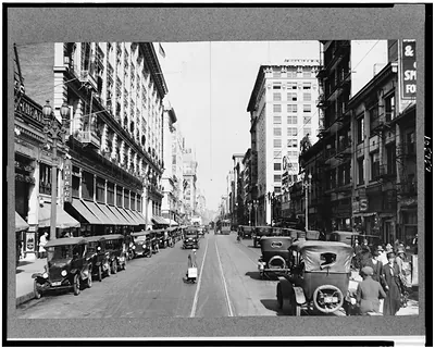 [Broadway at 8th Street, Los Angeles, California]