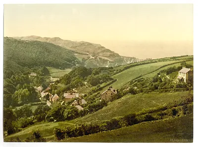 General view Lee (Devon) England