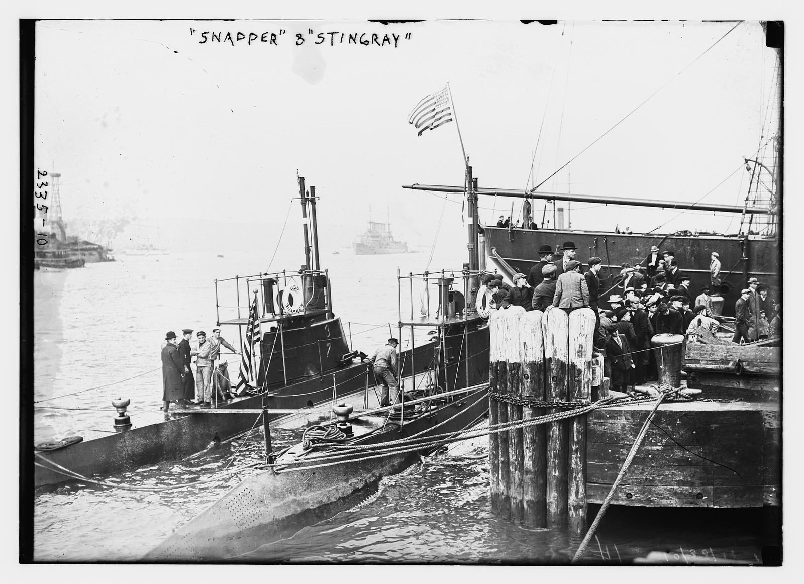 SNAPPER & STINGRAY, n/a — historic photograph