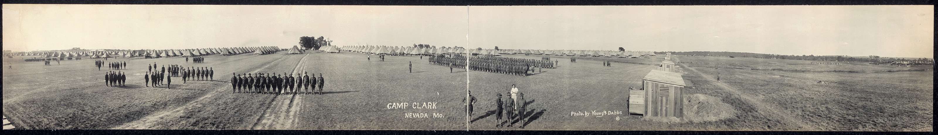 Camp Clark Nevada, Missouri, 1917, 1917 — historic image