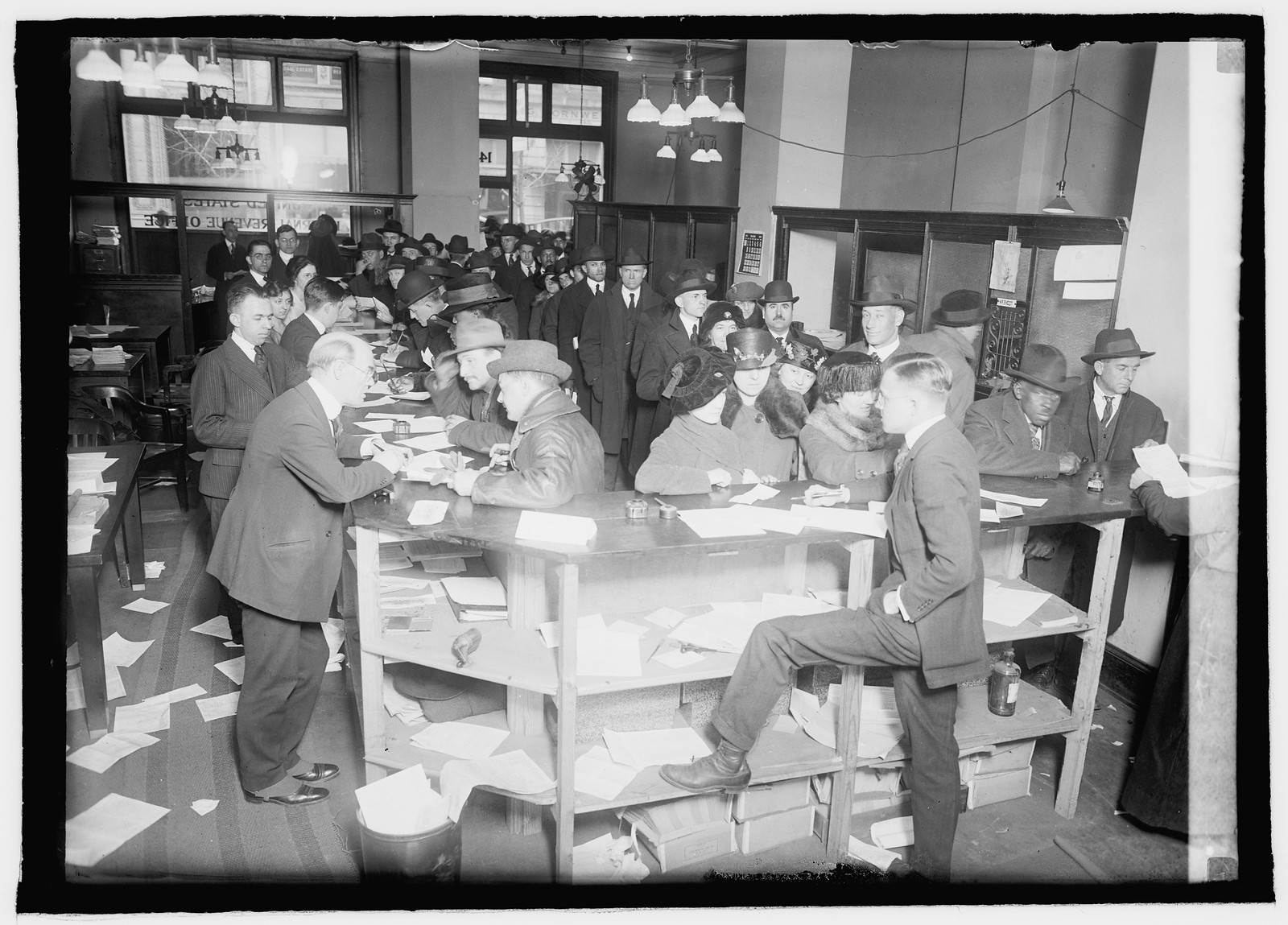 Income Tax, c. 1920, ca. 1920. — historic photograph