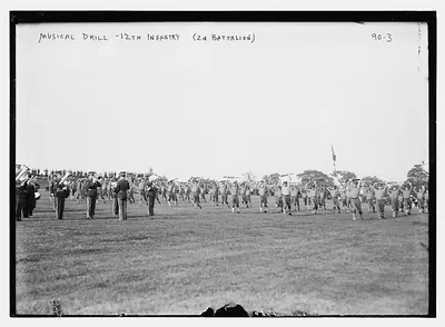Musical Drill - 12th Infantry (2d Battalion)