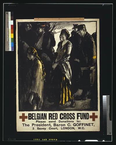 Belgian Red Cross fund / printed by Johnson Riddle Co. Ltd. London S.E.