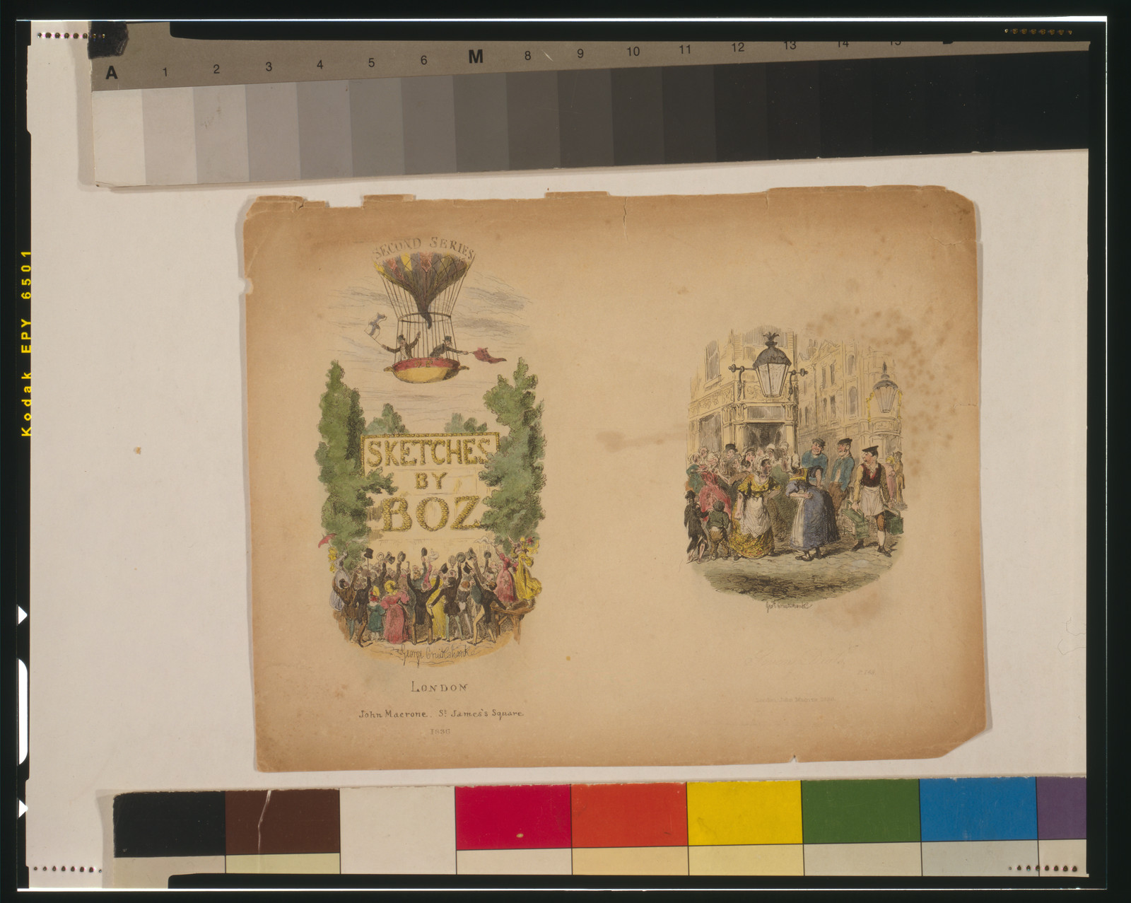 Second series: Sketches by Boz ; Seven dials, 1836 [publication date] — historic print