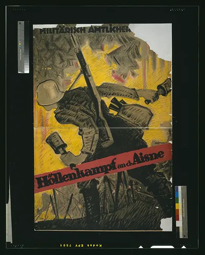 Houmlllerkampf an d. Aisne / H.R. Erdt.