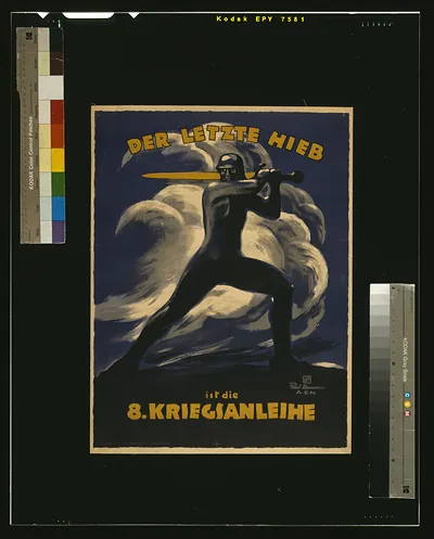 Der letzte Hieb ist die 8. Kriegsanleihe / Paul Neumann A.E.N.