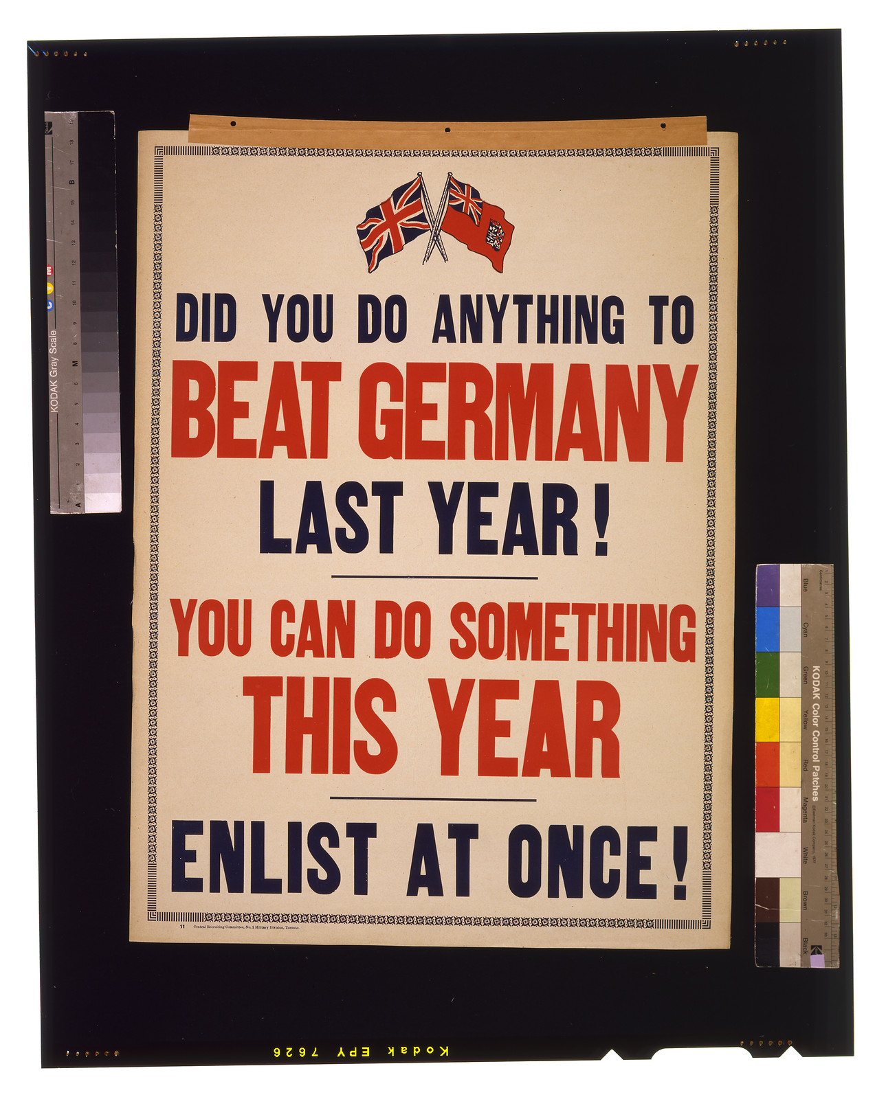 Did you do anything to beat Germany last year? Enlist at once, 1915 — historic image