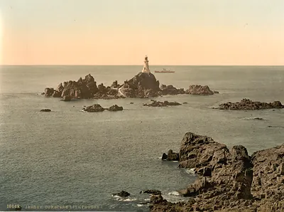 [Jersey, Corbiere Lighthouse, I, Channel Islands, England]