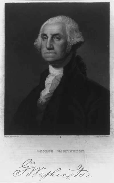 [George Washington, bust portrait, facing left]