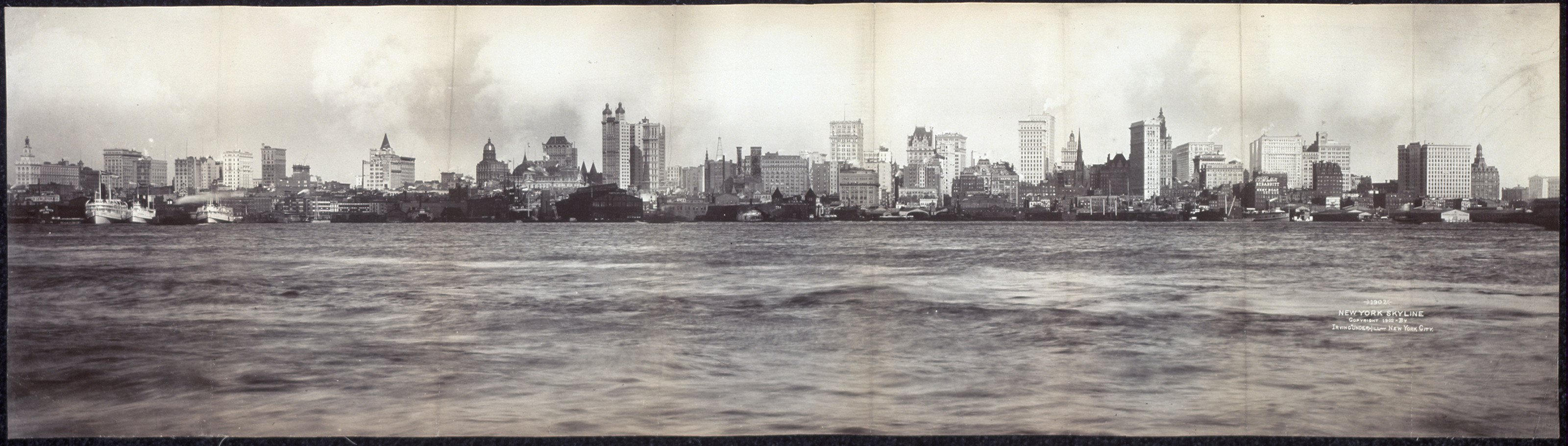 New York skyline, 1902, 1902 — historic image