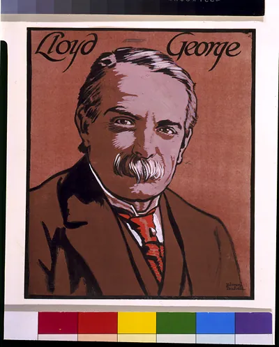 Lloyd George portrait poster