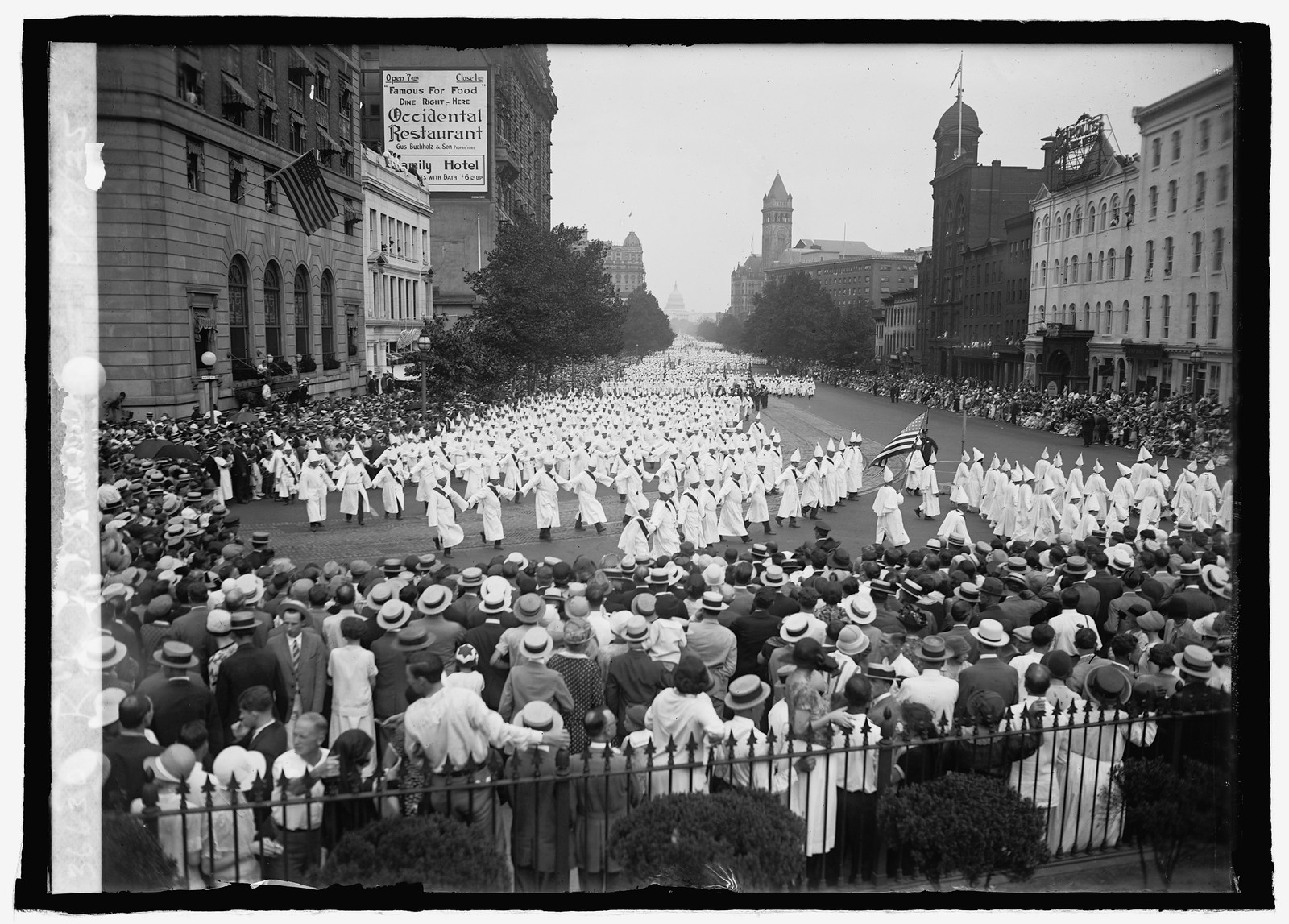 KKK parade, 8/8/25, [19]25 August 8. — historic photograph