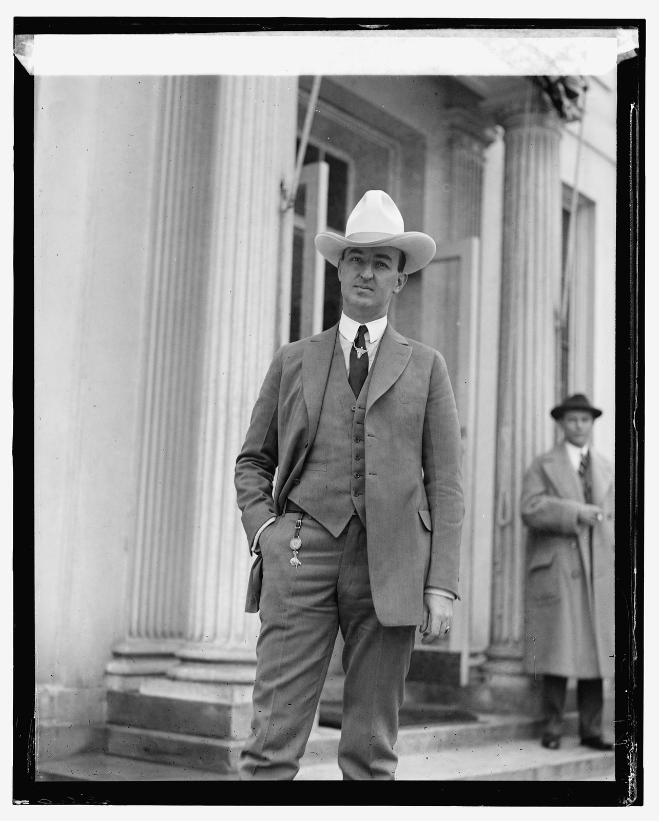Tex Austin & Edw. T. Clark, 4/3/24, [19]24 April 3. — historic photograph