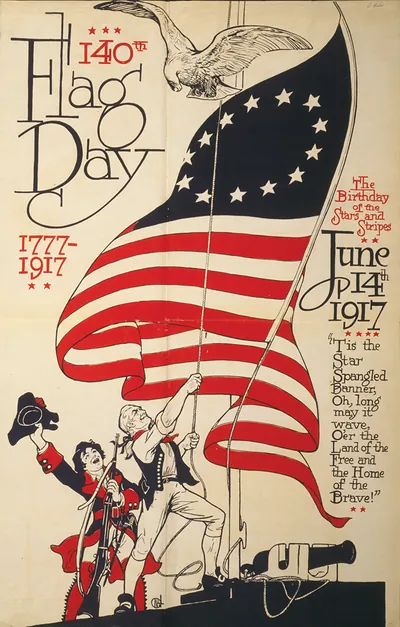 140th flag day, 1777-1917