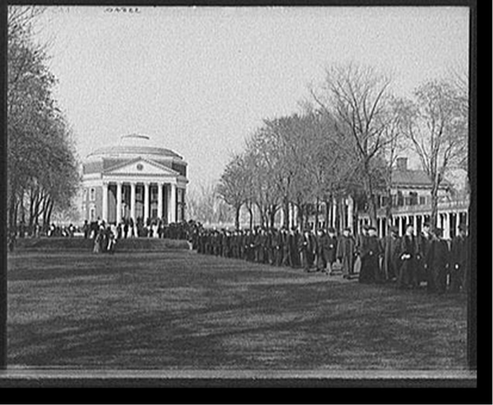 [Inauguration Day, University of Virginia], [1905?] — historic photograph