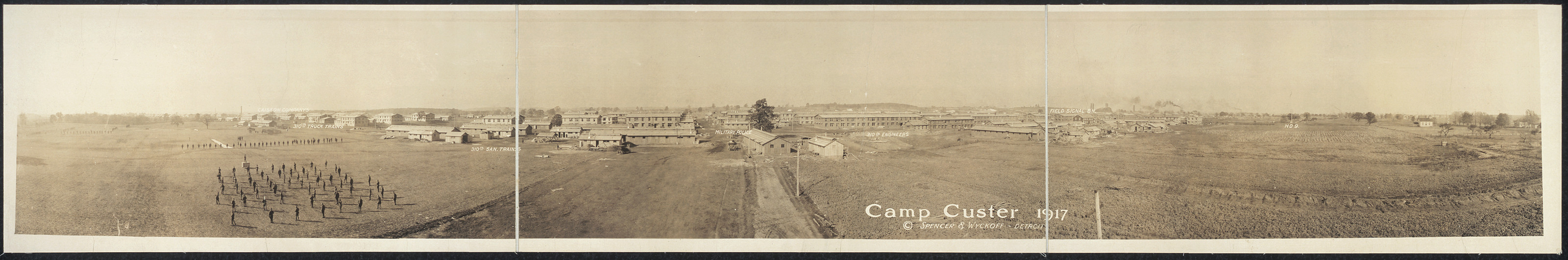 Camp Custer, Michigan, 1917, 1917 — historic image