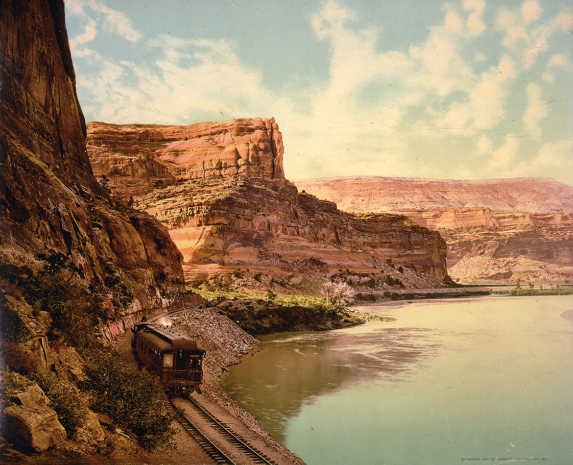 Citadel Walls, Canon of the Grand, Utah, c1900. — historic print