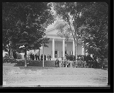 [Faculty marching to College Hall, Amherst, Mass.]