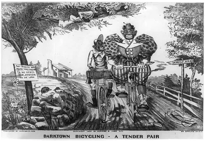 Darktown bicycling-a tender pair