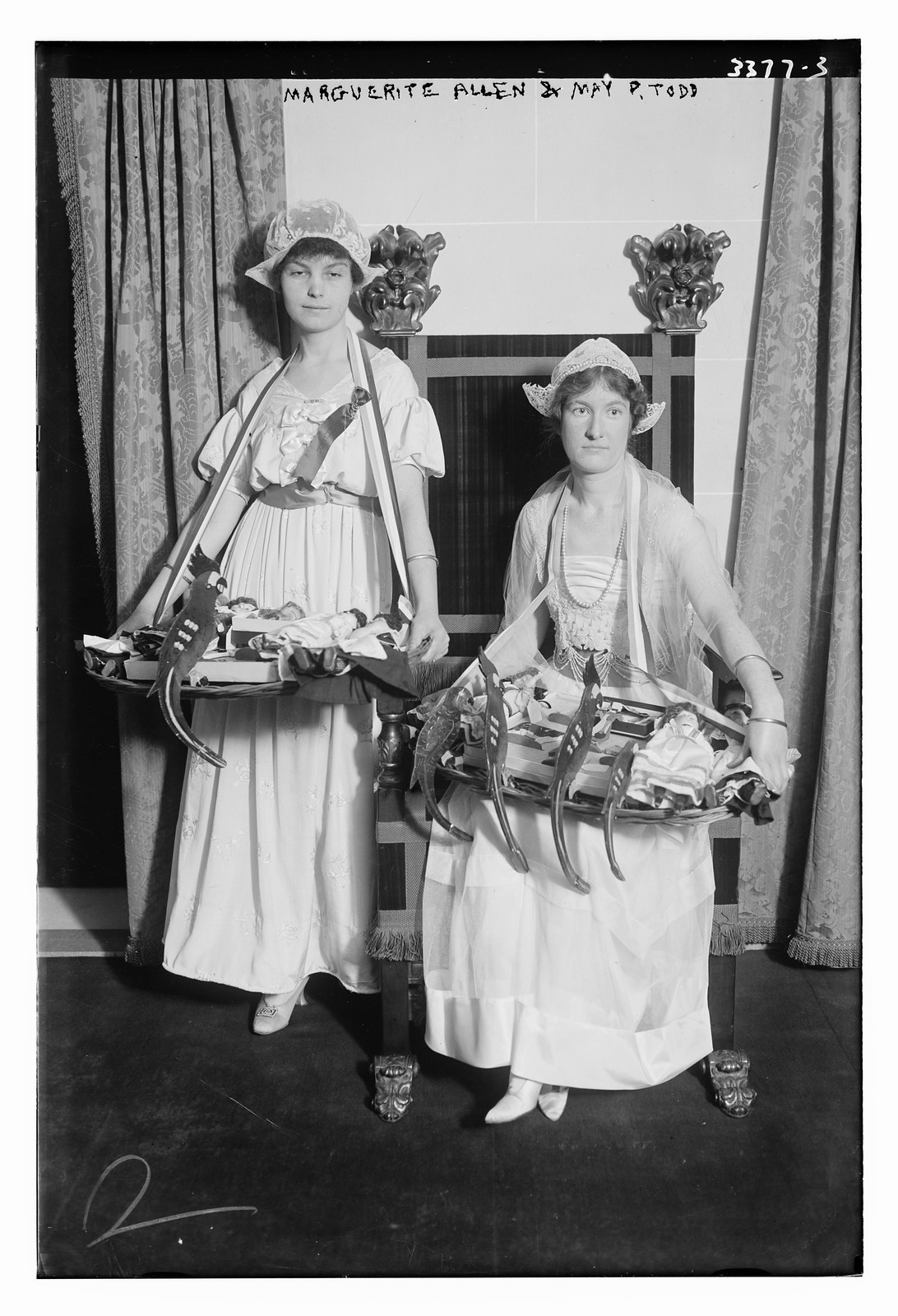 Marguerite Allen and May P. Todd, n/a — historic photograph